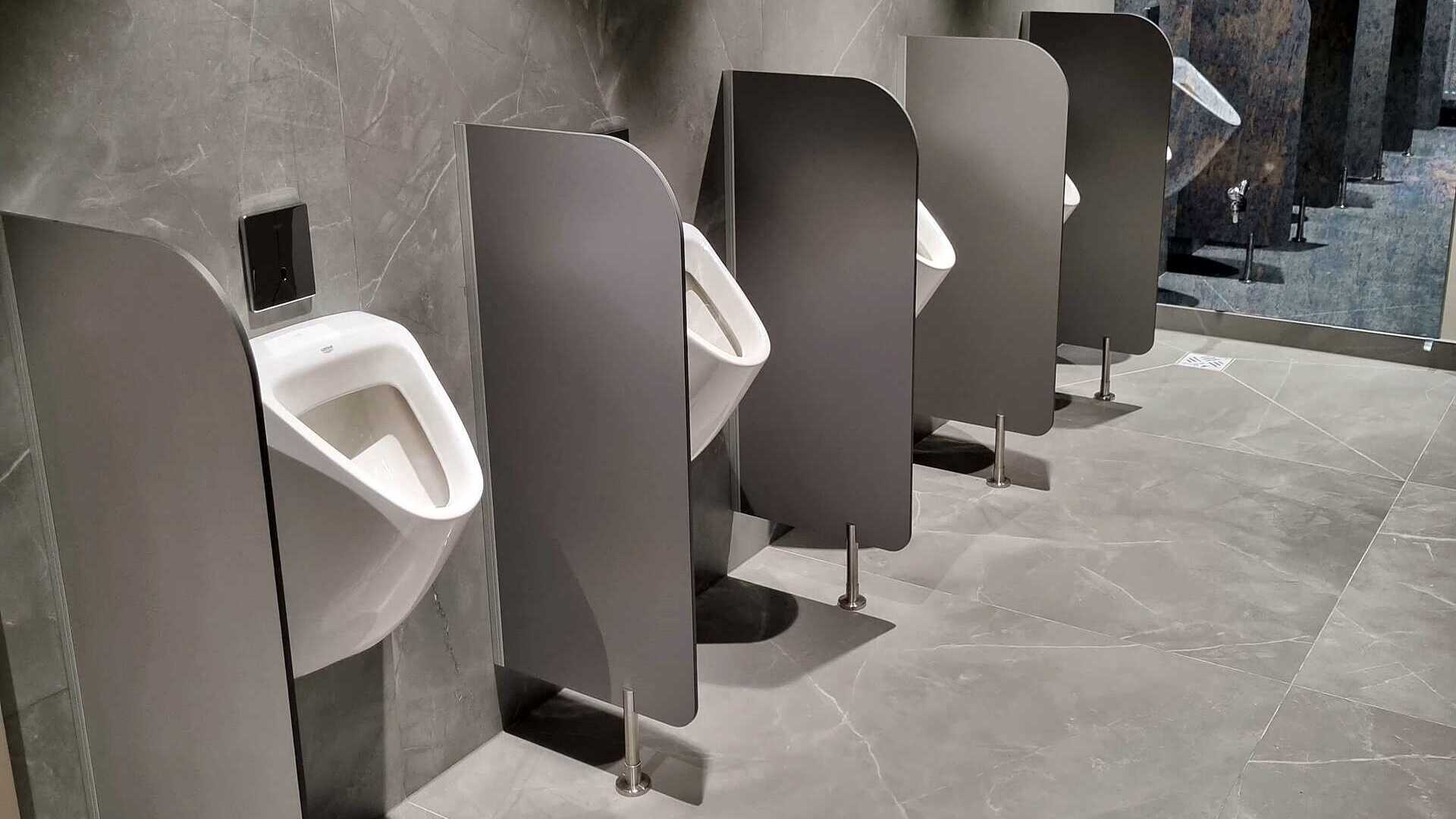 Przegrody pisuarowe z HPL